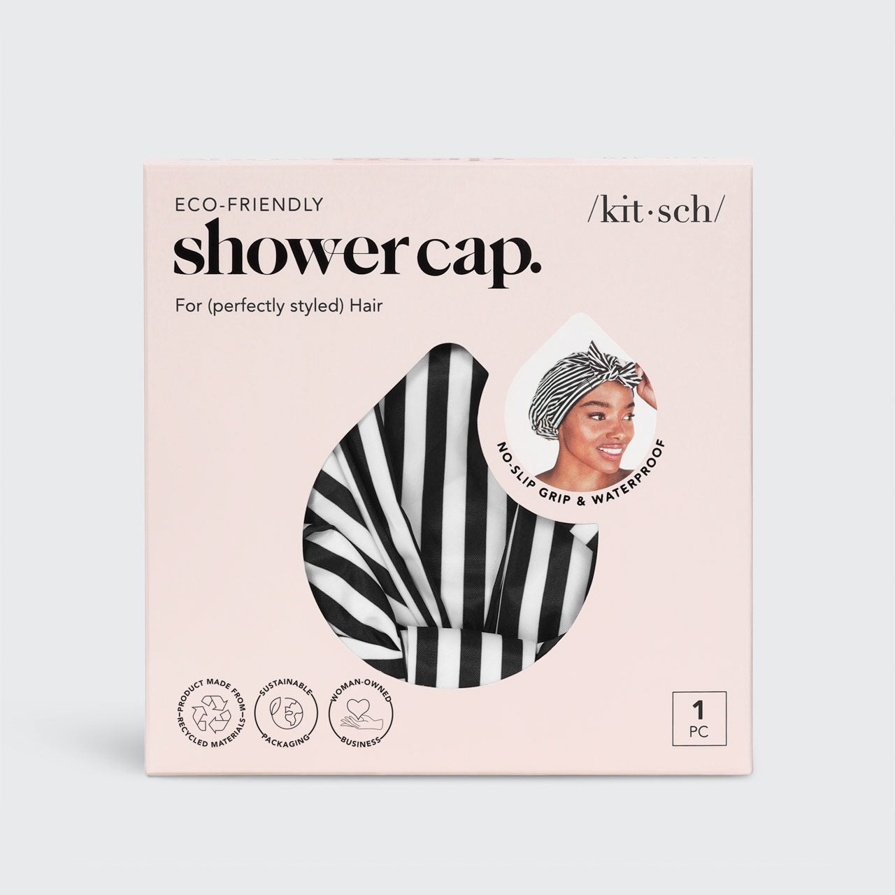 Alternative view of Stripe Shower Cap