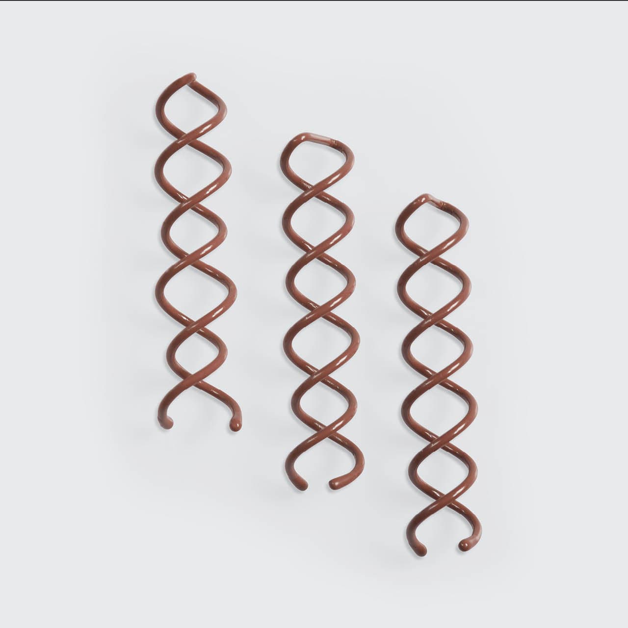 Brown Bun Twists 3pc Set - Image 2