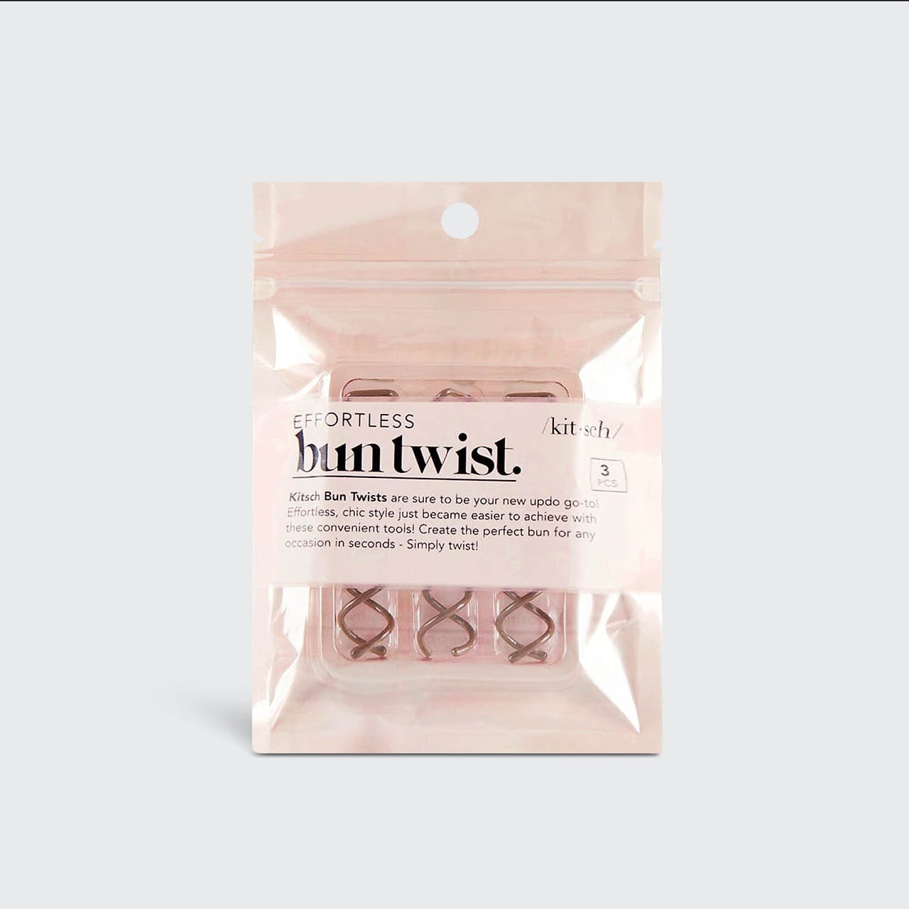 Brown Bun Twists 3pc Set - Image 4