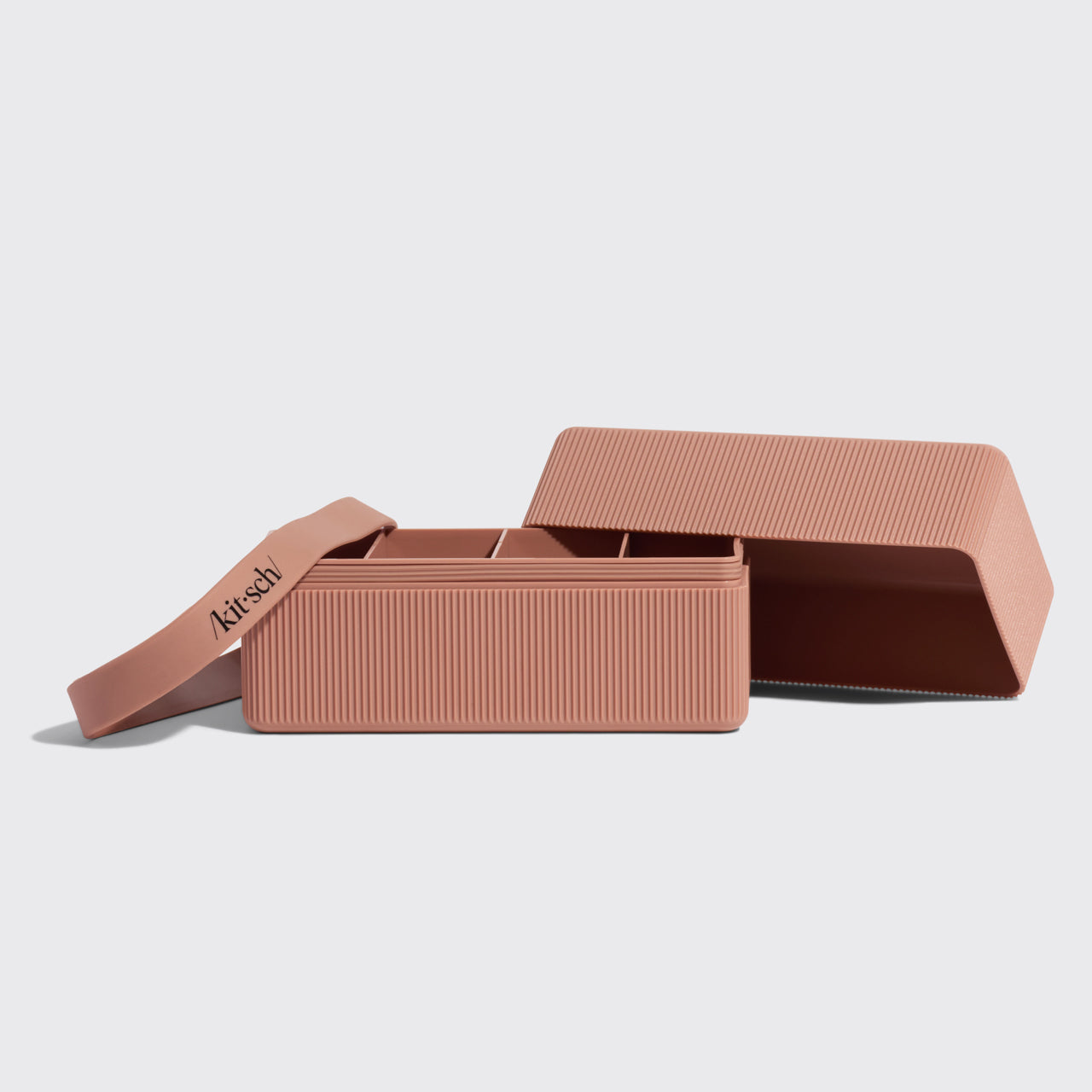 4-Compartment Travel Case - Terracotta - Image 4