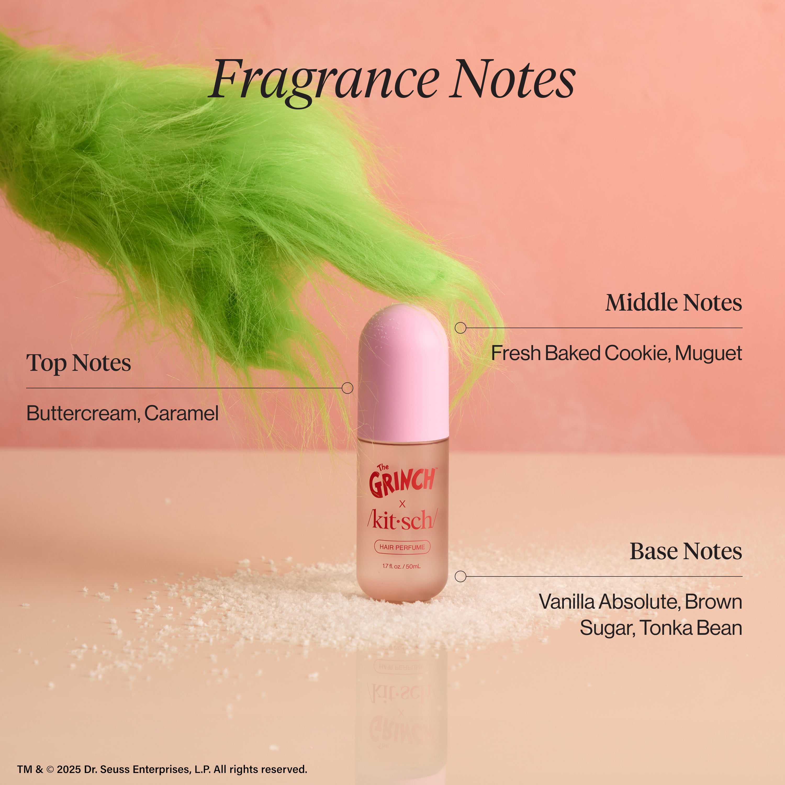 Alternative view of The Grinch x Kitsch Whoville Cookies Hair Perfume