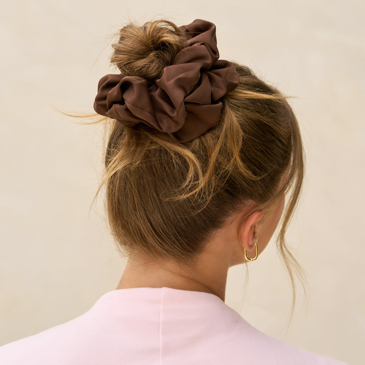 Black & Chocolate Oversized Scrunchies - Image 3