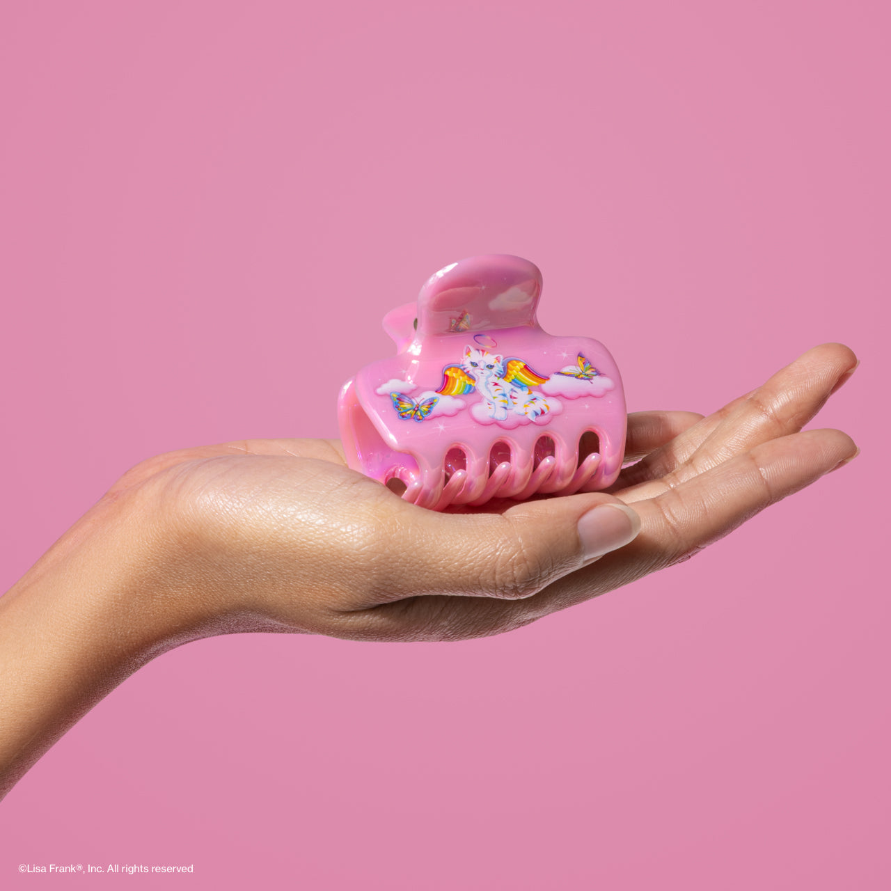 Lisa Frank x Kitsch Cloud Clip in Angel Kitty - Image 4