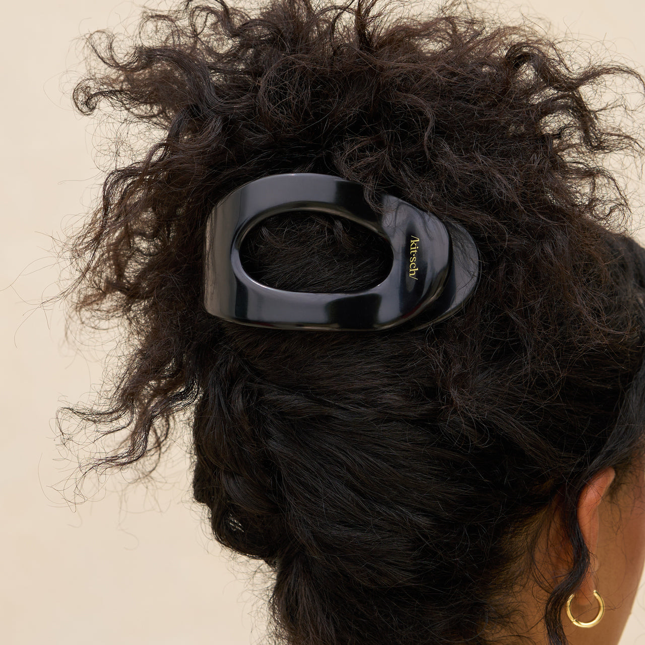 Black Flat Cloud Clip - Large - Image 2