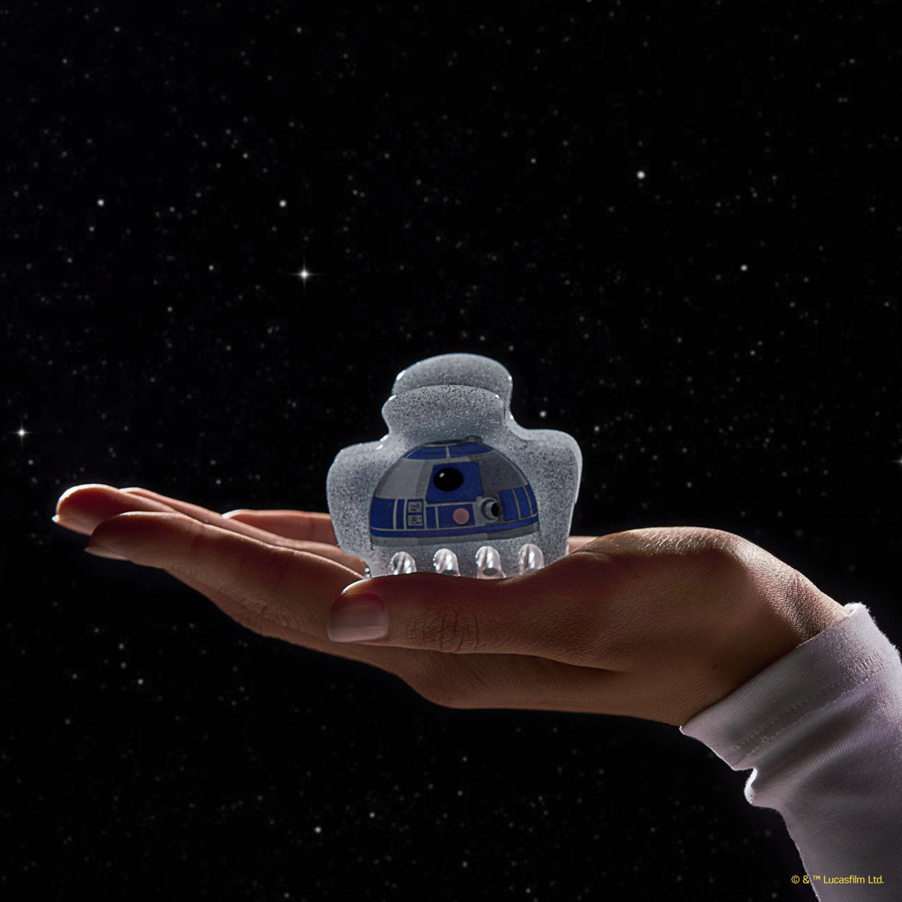 Star Wars & Kitsch Glitter Cloud Clip in R2-D2 - Image 5