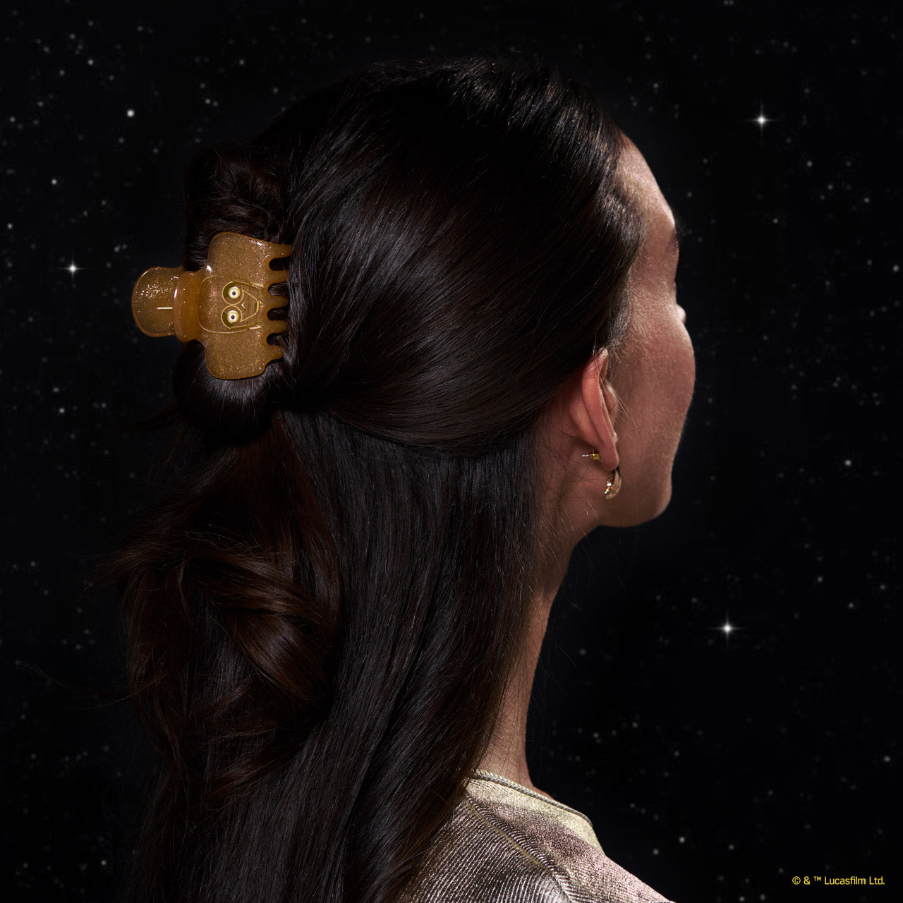 Alternative view of Star Wars & Kitsch Glitter Cloud Clip in C-3PO