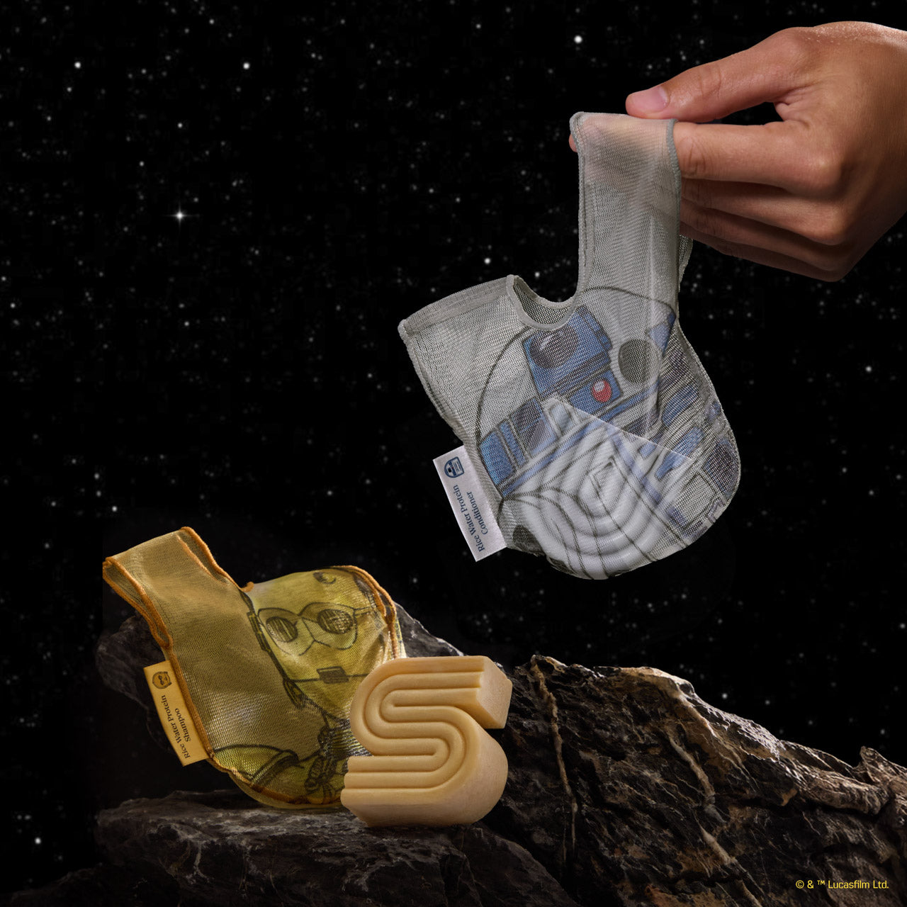 Star Wars & Kitsch Shampoo Bar Saver Bag - C-3PO - Image 4