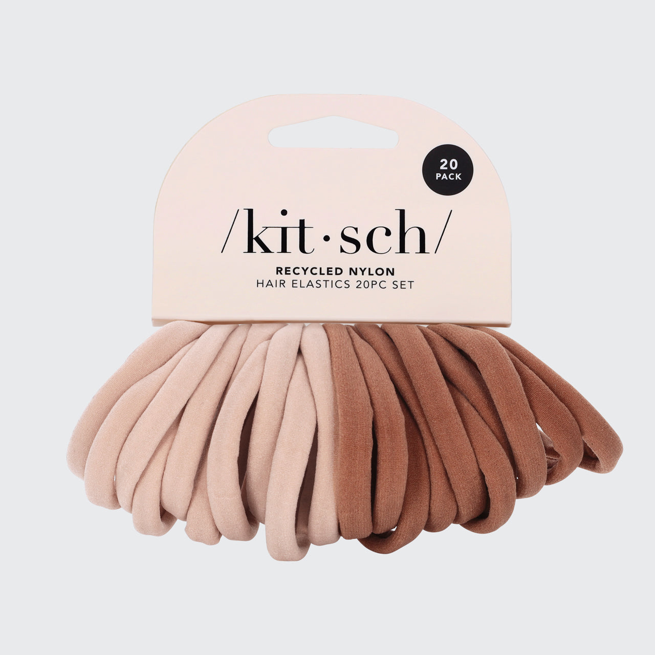 Blush Elastic Hair Ties 20pc Set - Image 4