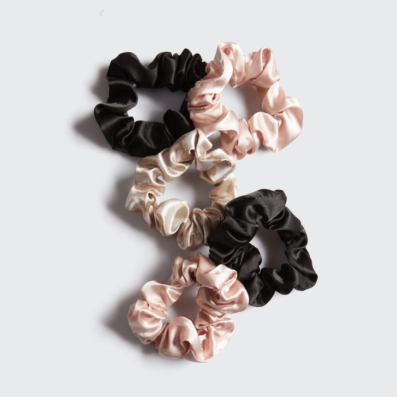 Alternative view of Satin Sleep Scrunchies 5pc Set