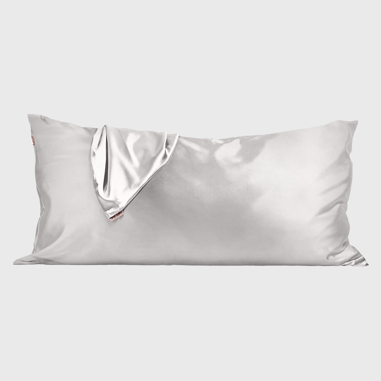 Alternative view of Satin Pillowcase King - Silver