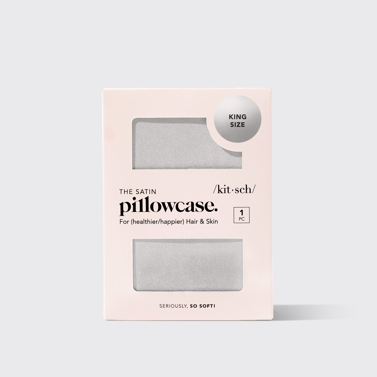 Satin Pillowcase King - Silver - Image 5