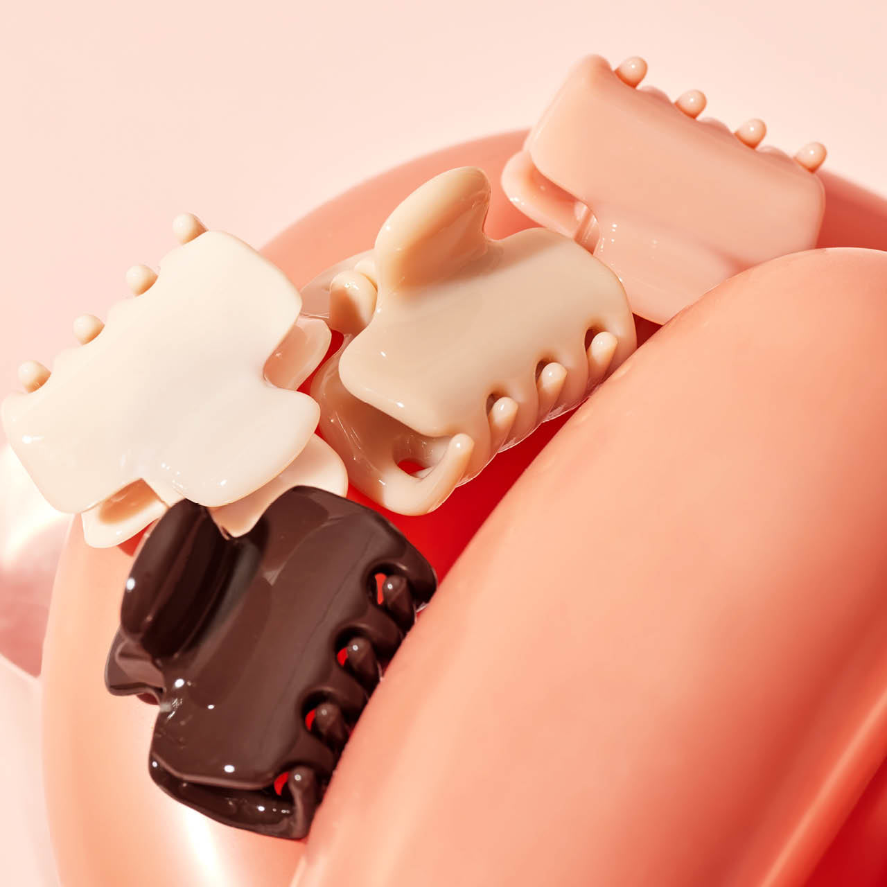 Alternative view of Rosewood Cloud Claw Clips 8pc Set - Mini