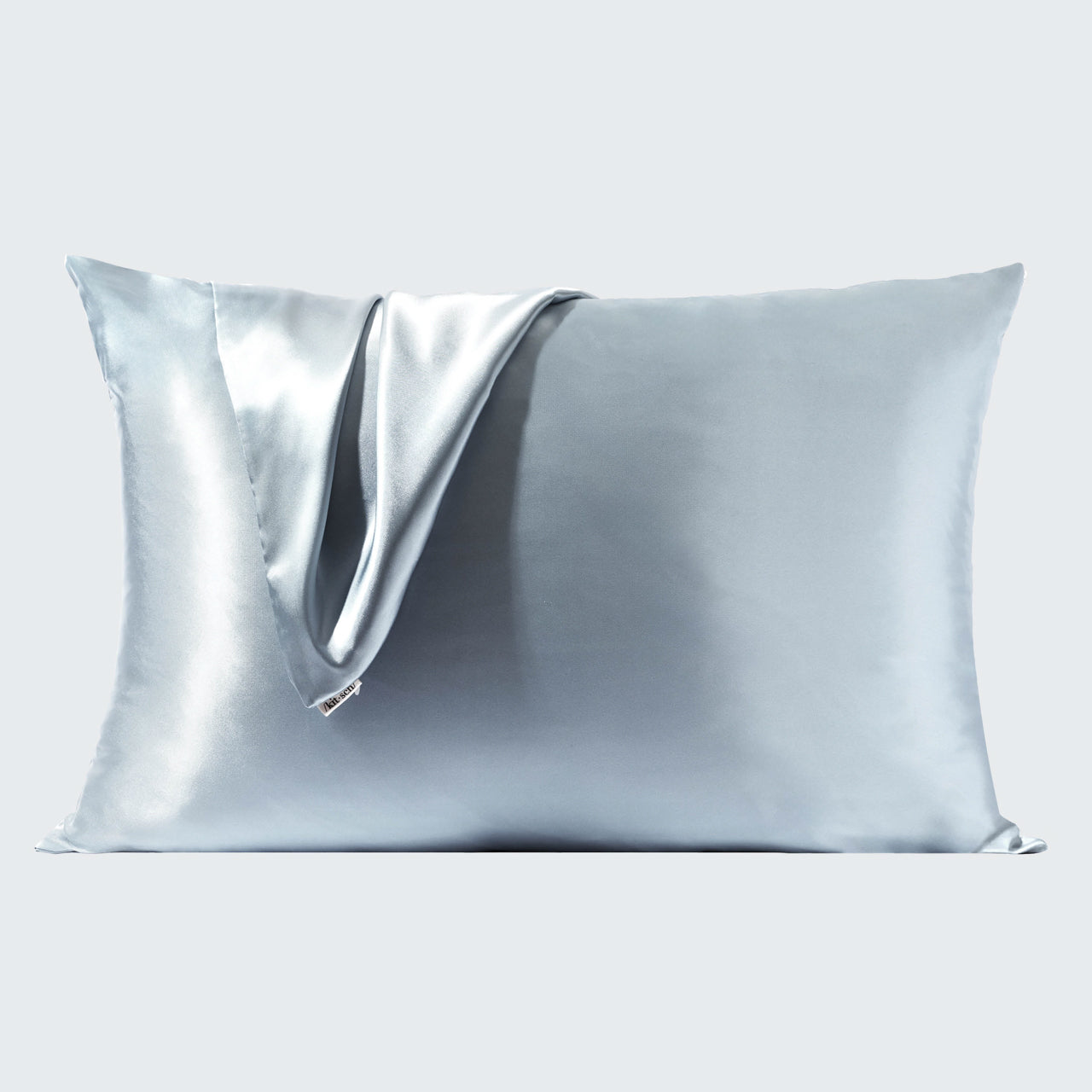 Alternative view of Satin Pillowcase in Haze Blue 2 Pack Bundle