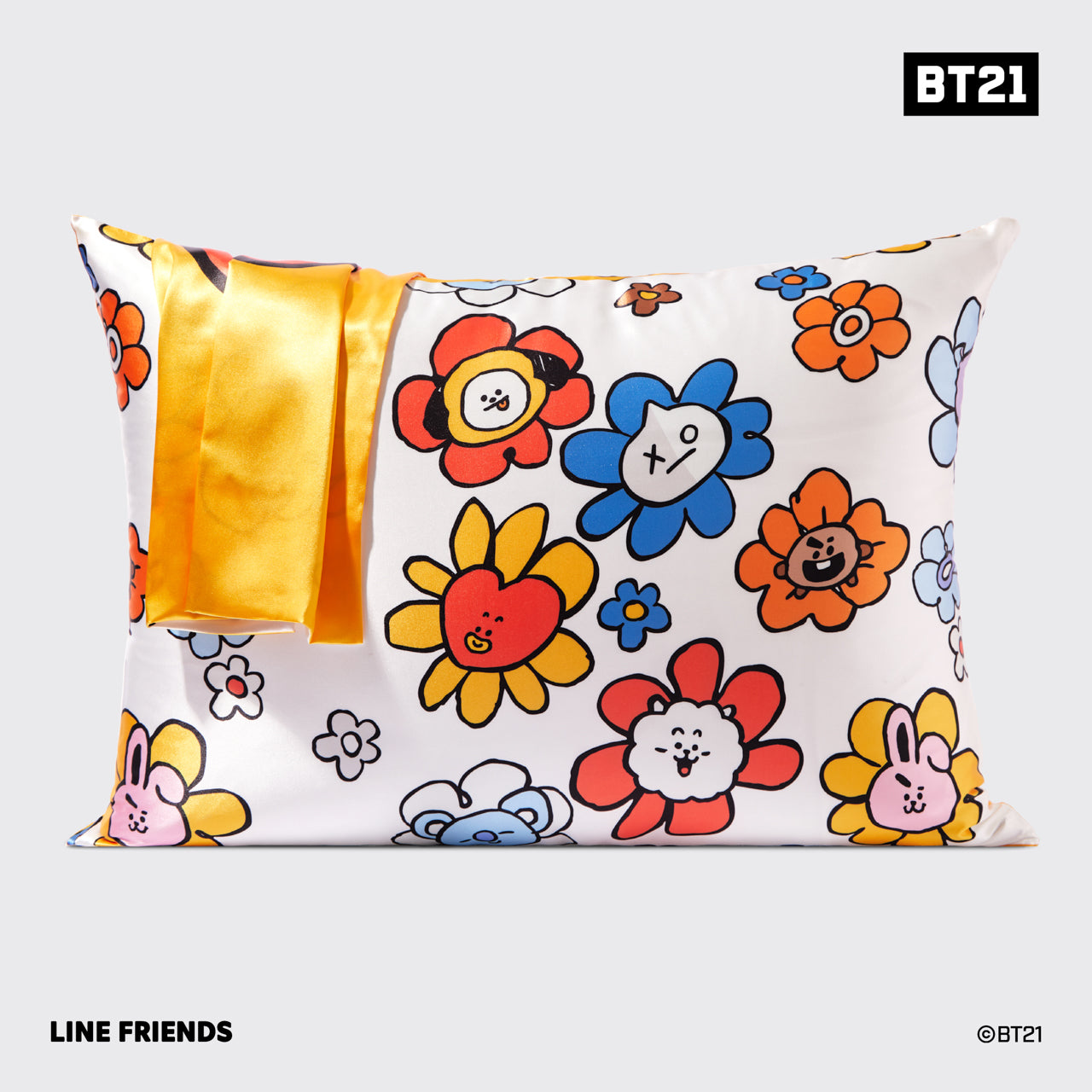 Alternative view of Kitsch x BT21 Satin Pillowcase in CHIMMY