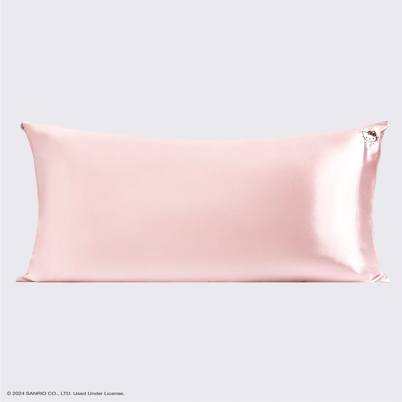 Alternative view of Kitsch x Hello Kitty Satin Pillowcase in Pink Hello Kitty Face - King
