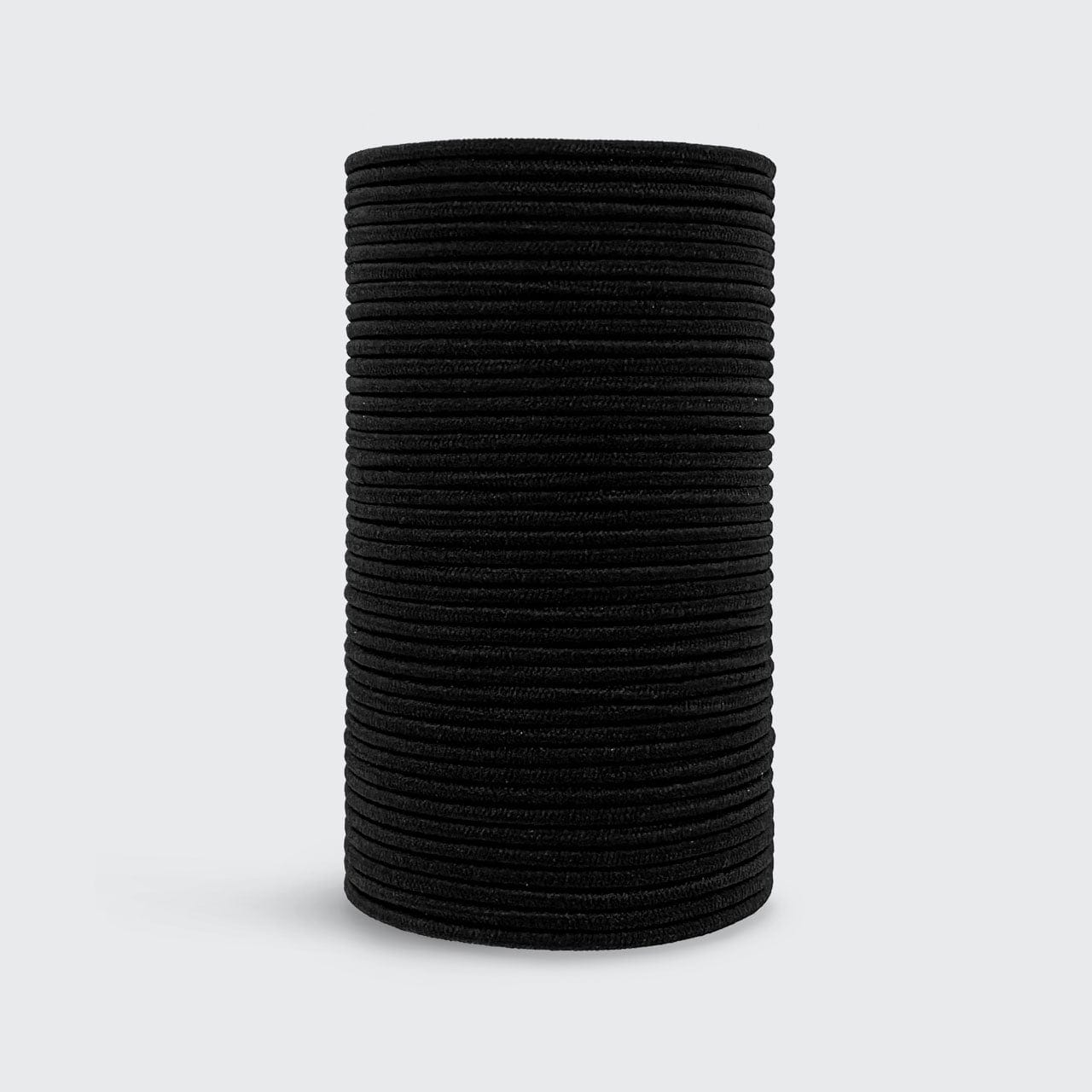 Recycled Nylon Medium Hair Elastics 12pc Set - Black - Image 3