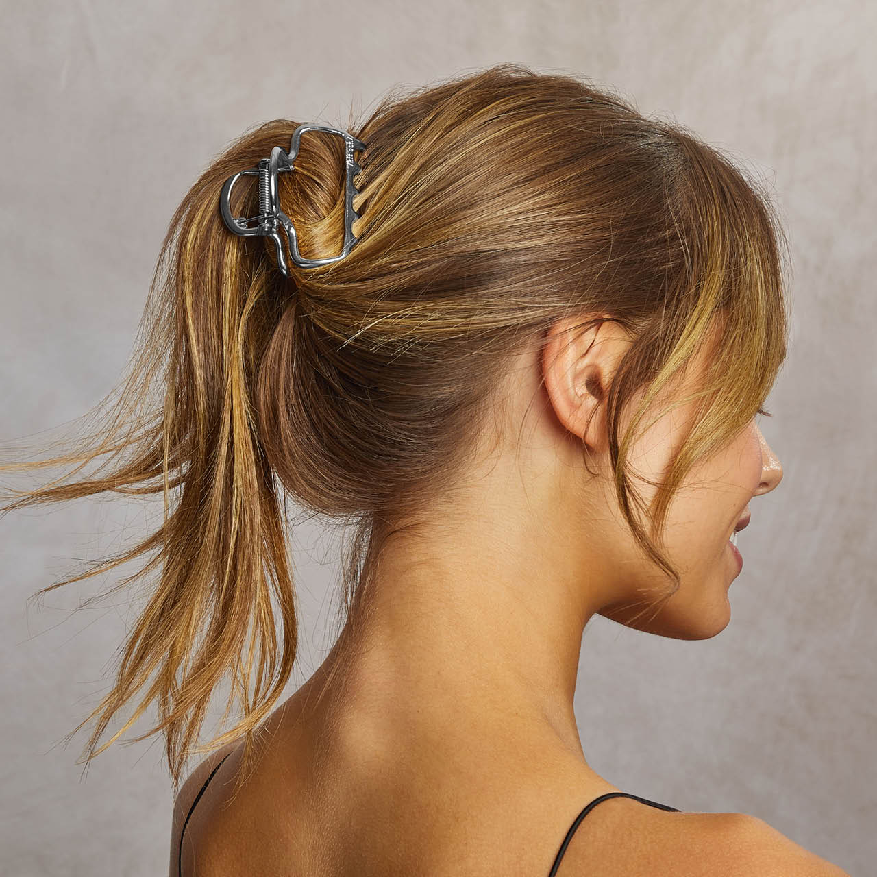 Hematite Metal Cloud Claw Clip - Image 5