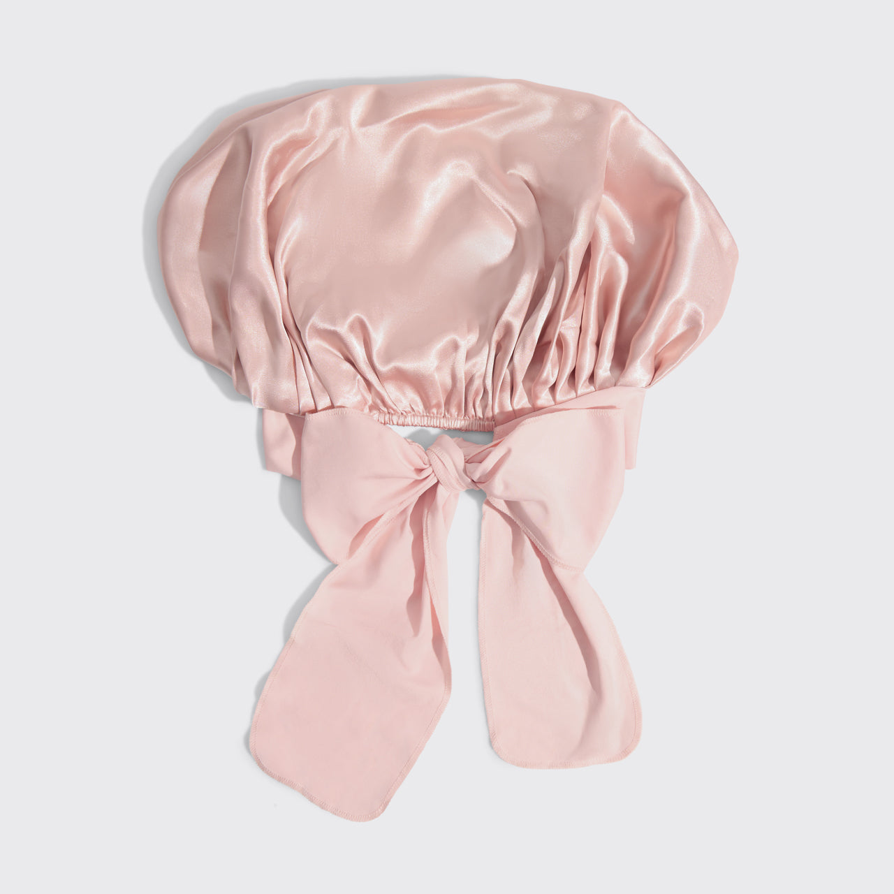 Satin Lined Flexi Shower Cap + Blush Oversized Satin Bonnet Bundle - Image 7