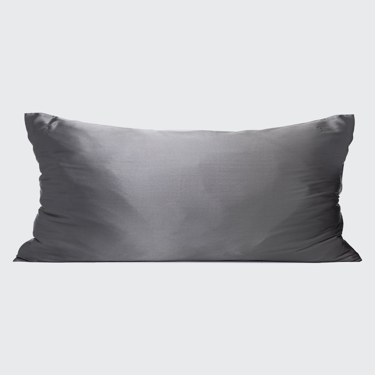 Satin Pillowcase in Charcoal 4 Pack - King Bundle - Image 4
