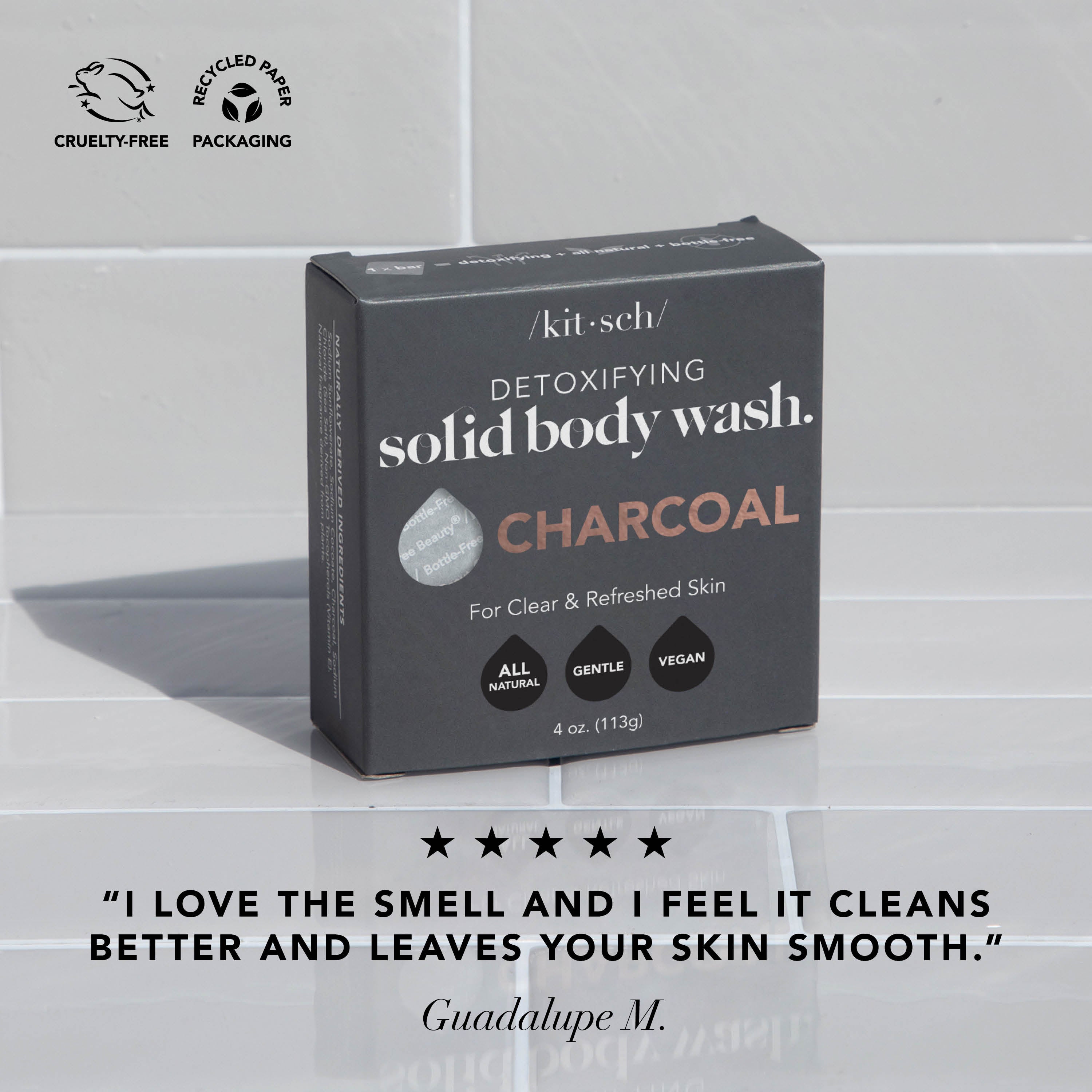 Alternative view of Charcoal Detoxifying Solid Body Wash