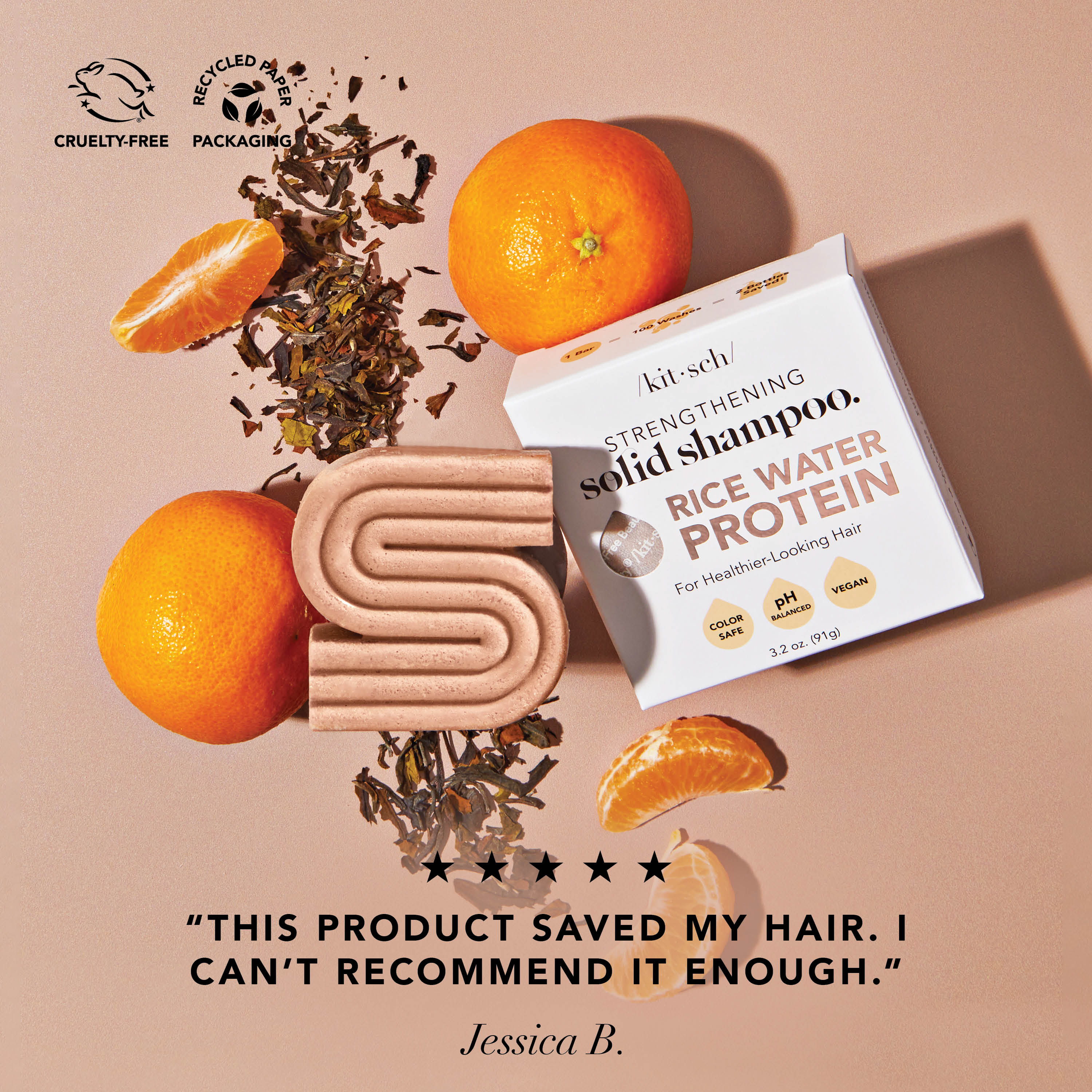 Alternative view of Rice Water Shampoo Bar for Hair Growth