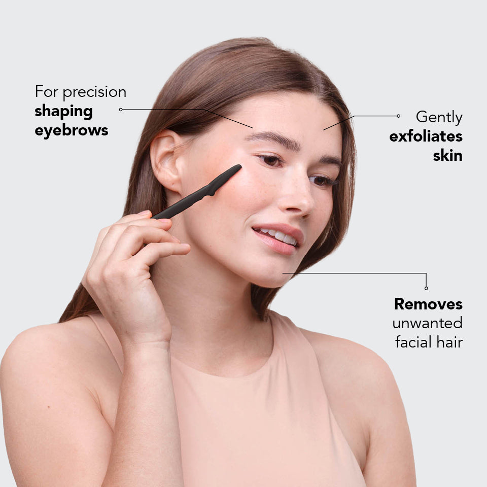 Recycled Plastic Dermaplaners 12pc Set- Black - Image 4