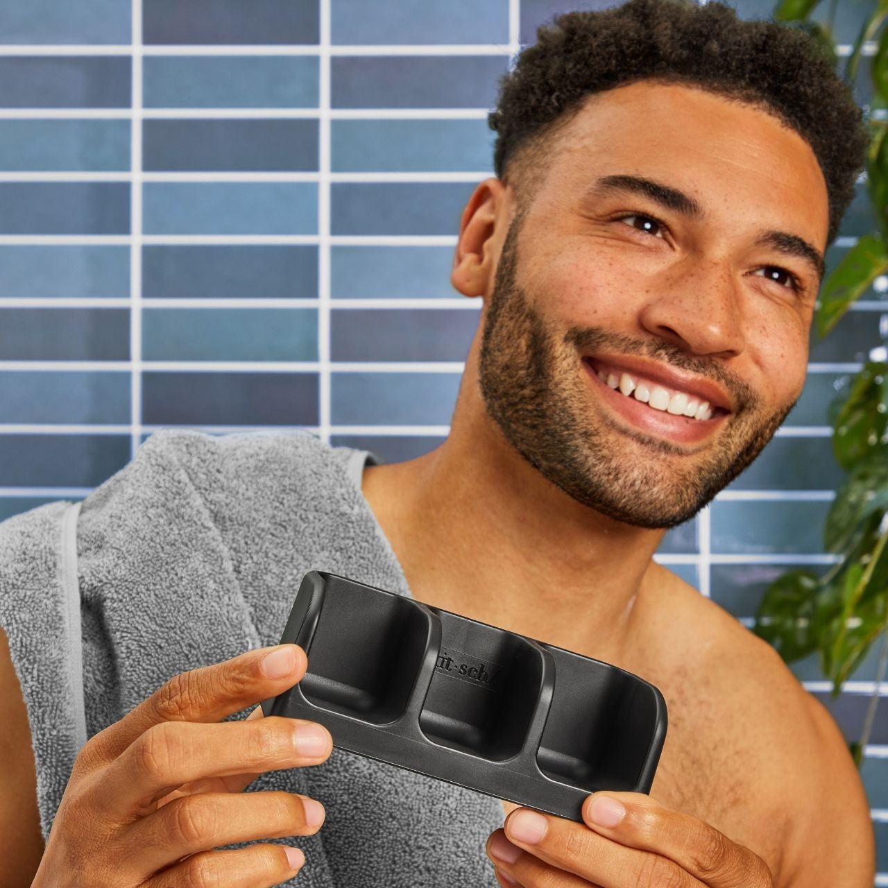 Black Self-Draining Soap Dish - Image 3